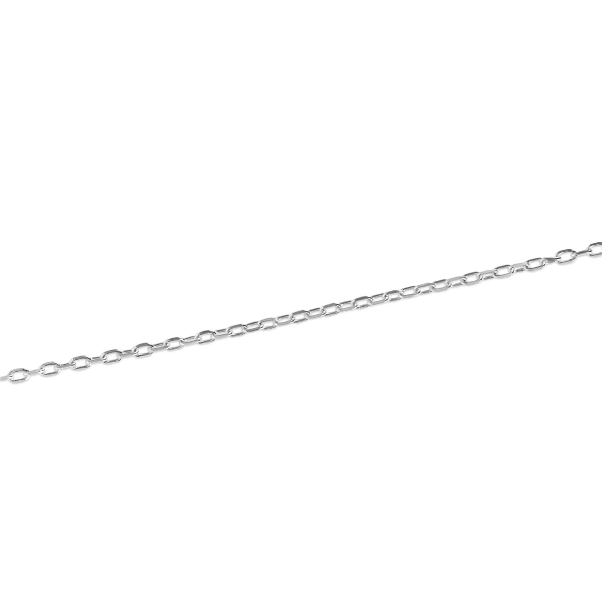 Cadena forzada de plata de ley 925 - 70cm - Luxenter BLANCO - Image 2