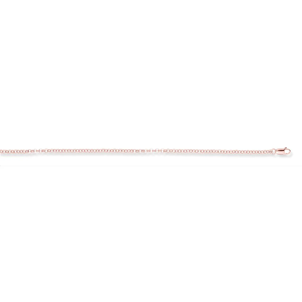 Cadena rolo de plata de ley 925 - 42cm - Luxenter GRIS
