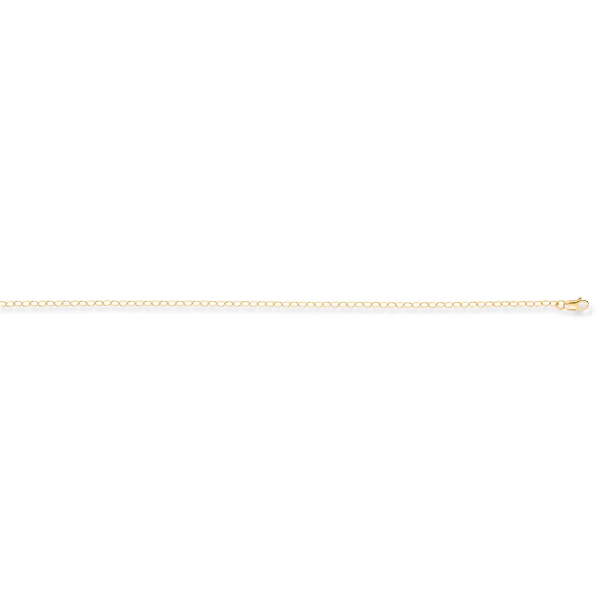 Cadena rolo oval de plata de ley 925 - 55cm - Luxenter GRIS