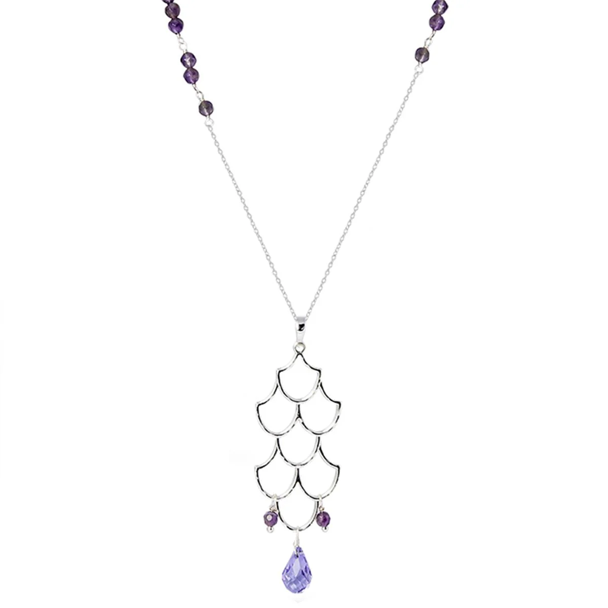 Collar Luxenter acabado en Oro Amarillo de 18 Kts - Luxenter MORADO