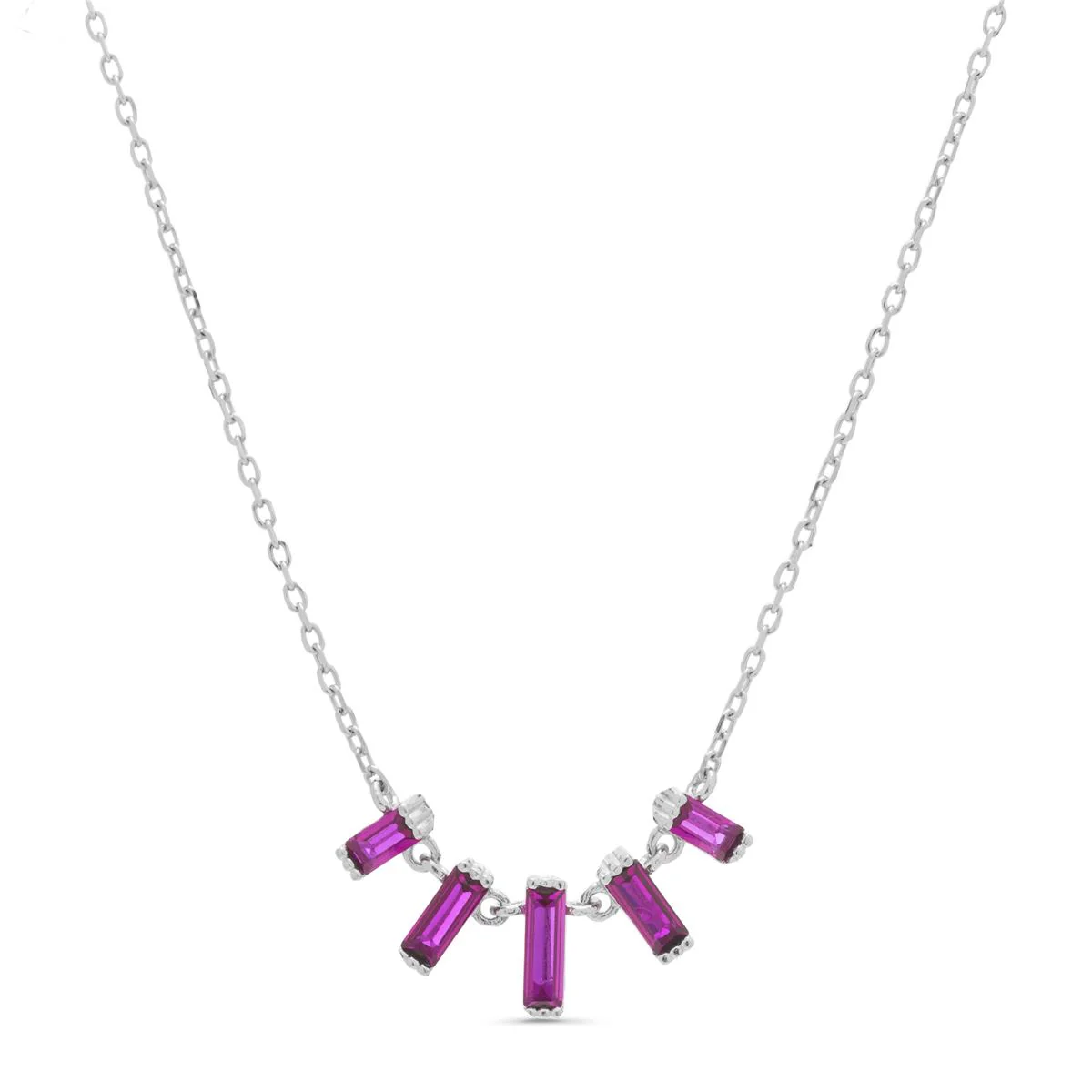 Collar Lyaa Plata De Ley 925 - Lyaa ROJO