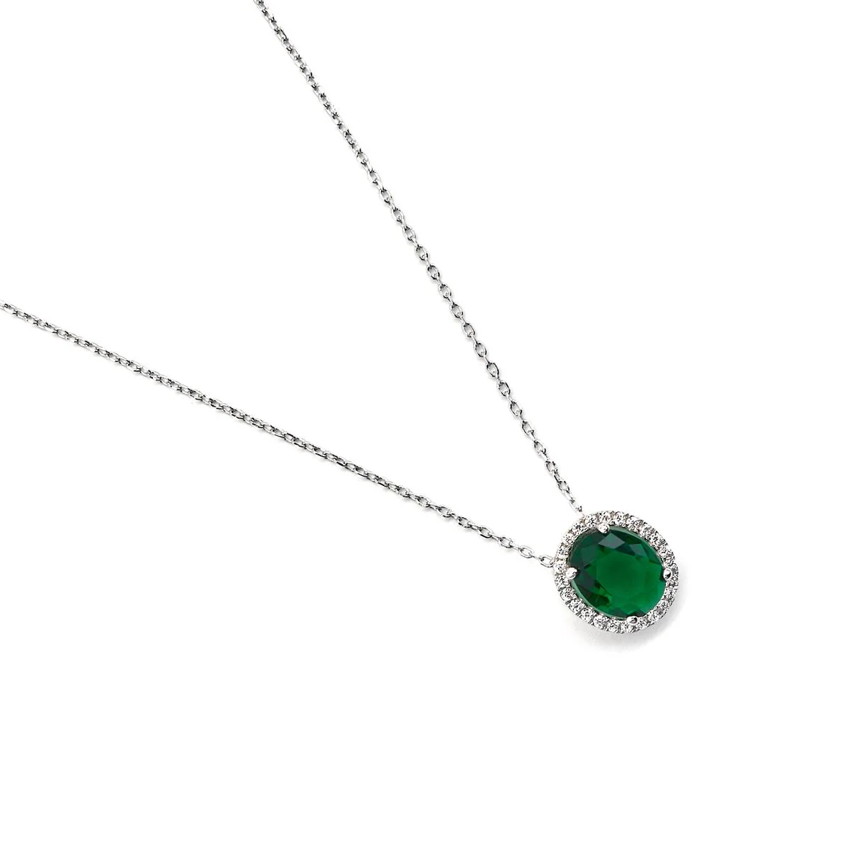 Collar Lyla Plata de Ley 925 - Lyla VERDE - Image 3