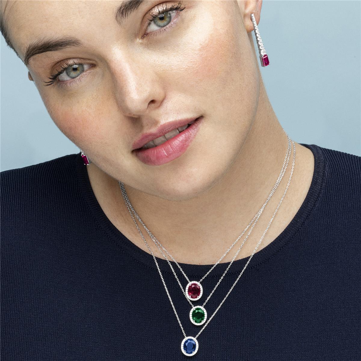 Collar Lyla Plata de Ley 925 - Lyla VERDE - Image 6