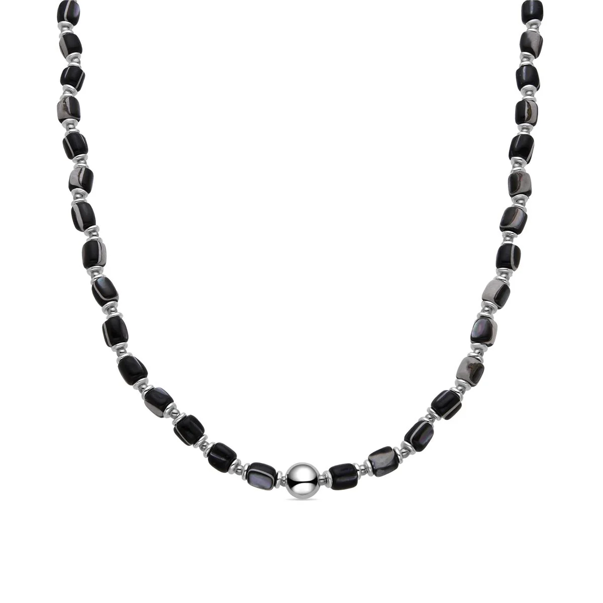 Collar Maddul Plata de Ley 925 - Maddul NEGRO