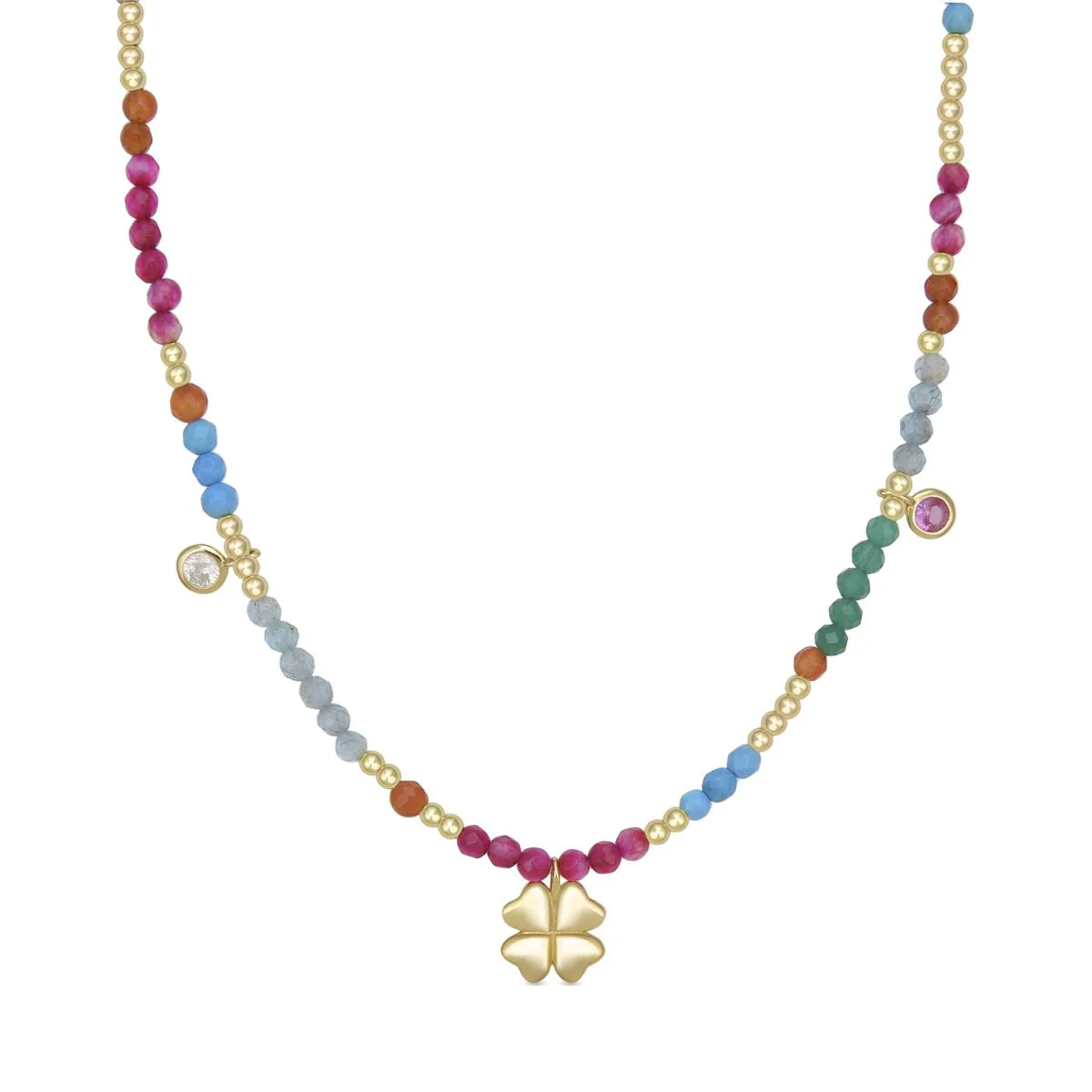 Collar Mafayaz Plata De Ley 925 - Mafayaz MULTICOLOR