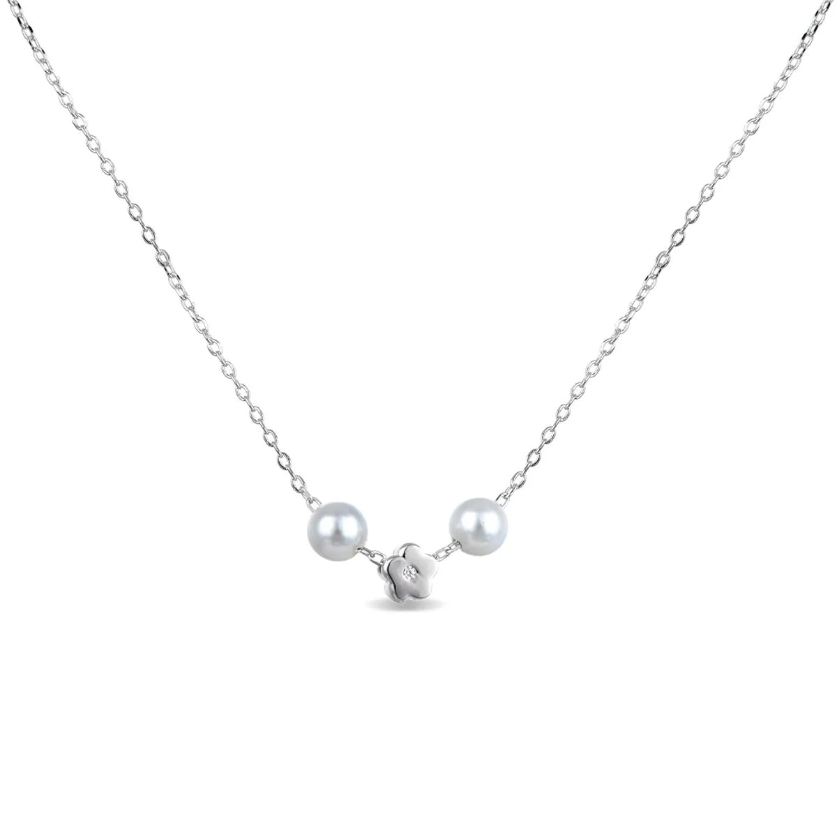 Collar Malao Plata De Ley 925 - Malao BLANCO