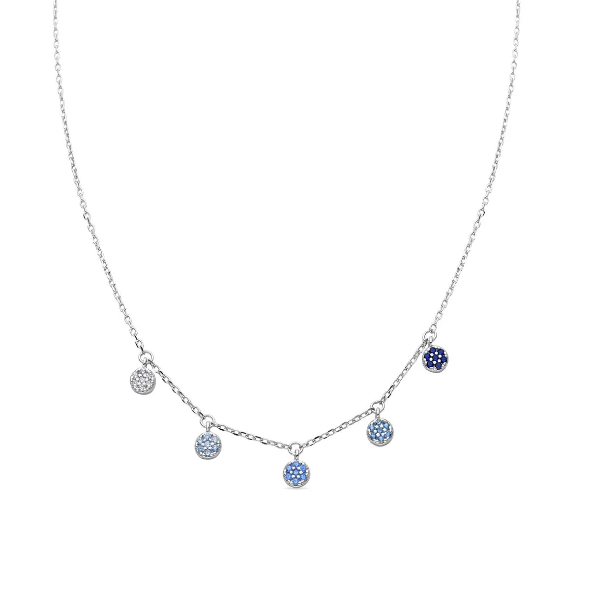 Collar Mallisthy Plata De Ley 925 - Mallisthy AZUL