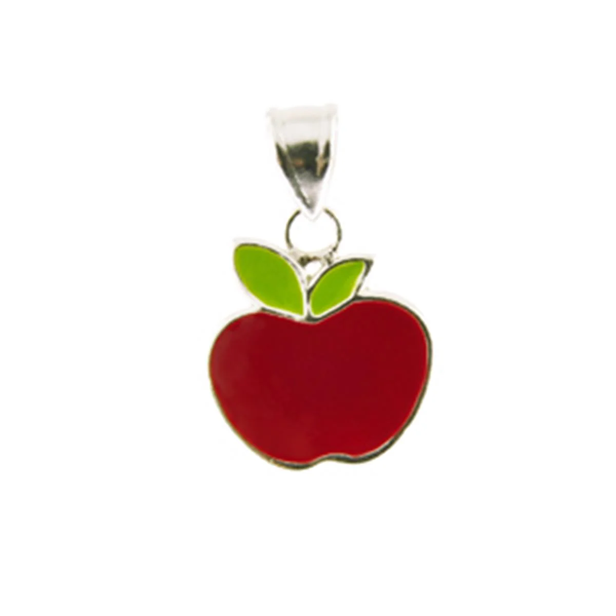 Collar Manzana Blancanieves Plata De Ley 925 - Manzana Blancanieves ROJO