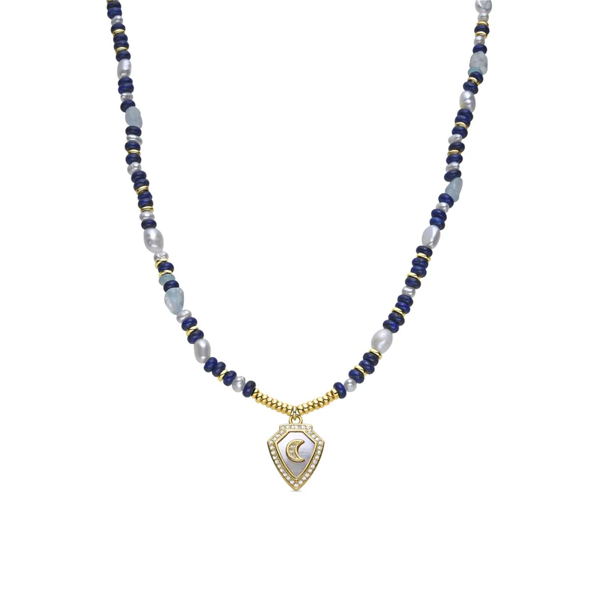 Collar Menya Plata de Ley 925 - Menya AZUL