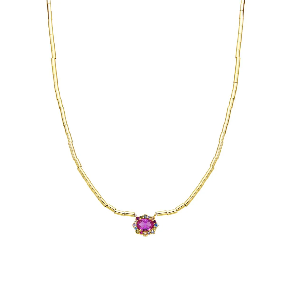 Collar Mezay Plata de Ley 925 - Mezay ROSA