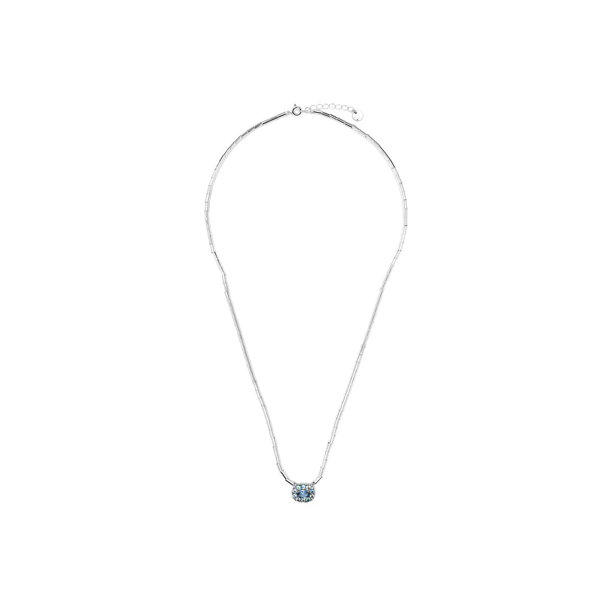 Collar Mezay Plata de Ley 925 - Mezay AZUL - Image 2