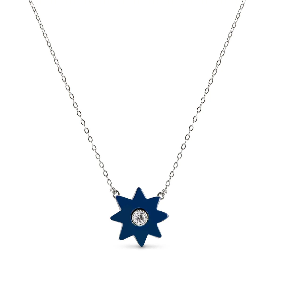 Collar Milai Plata De Ley 925 - Milai AZUL