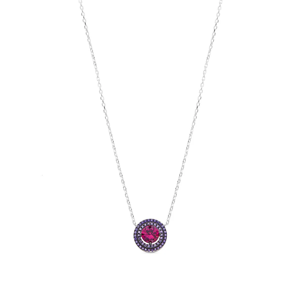 Collar Mion Plata De Ley 925 - Mion ROJO