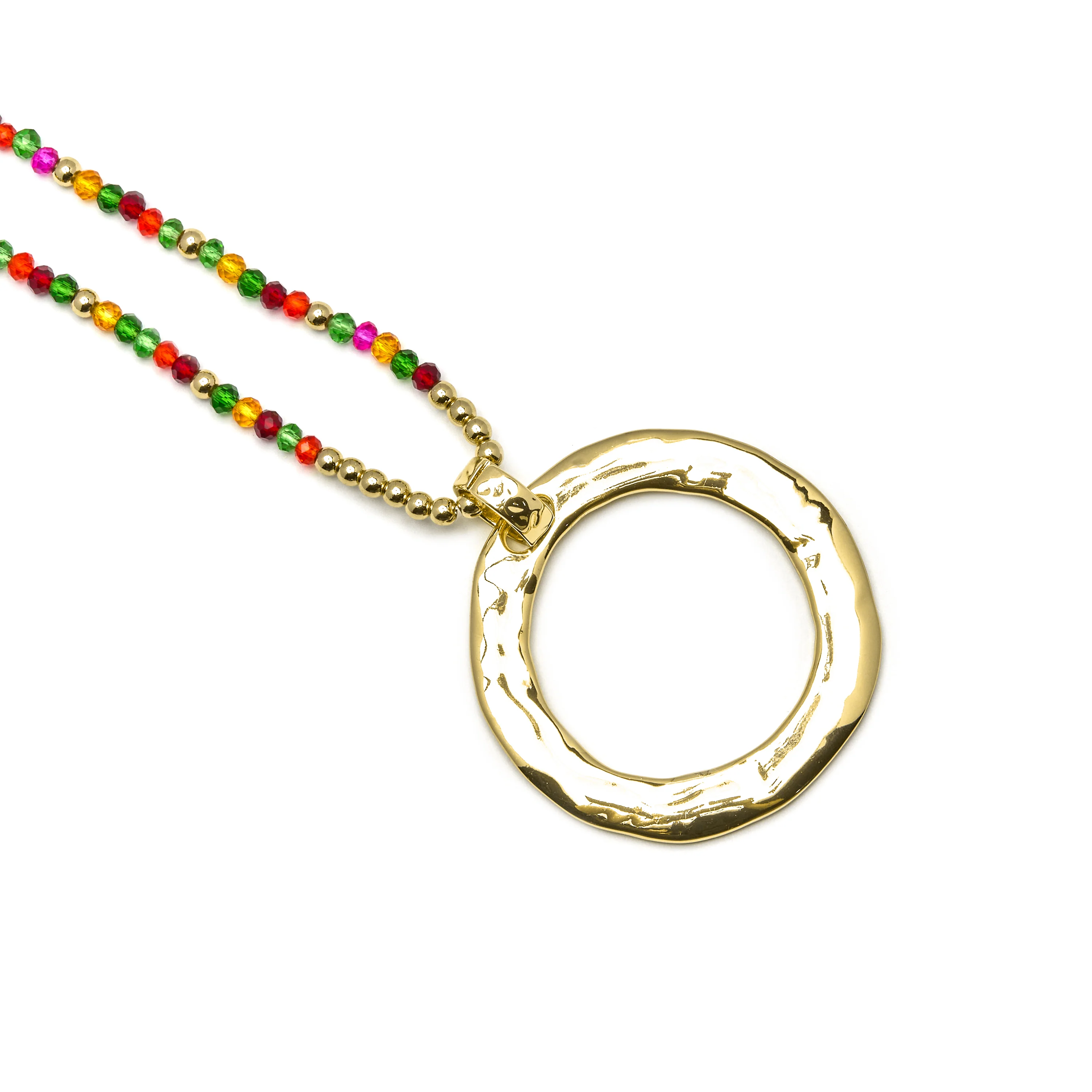 Collar con Cristal Rosa acabado oro 18k - Miota - Image 4