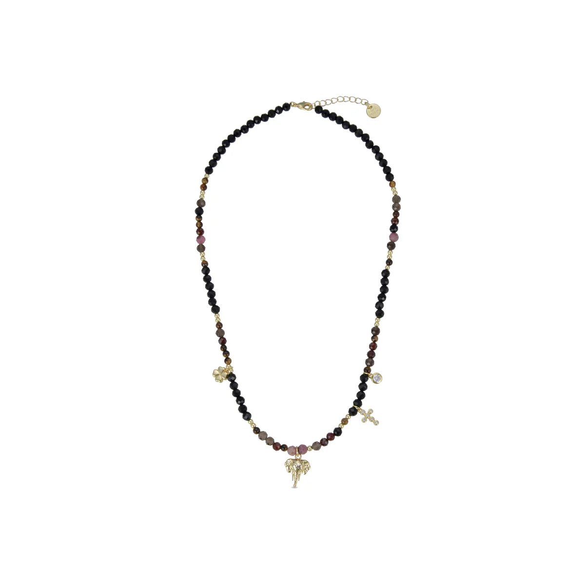 Collar Miya Plata De Ley 925 - Miya MARRON - Image 2