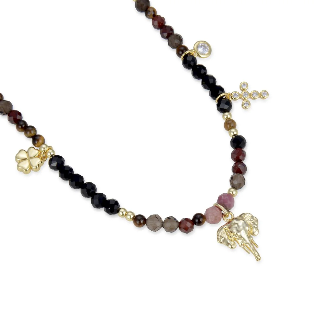 Collar Miya Plata De Ley 925 - Miya MARRON - Image 3
