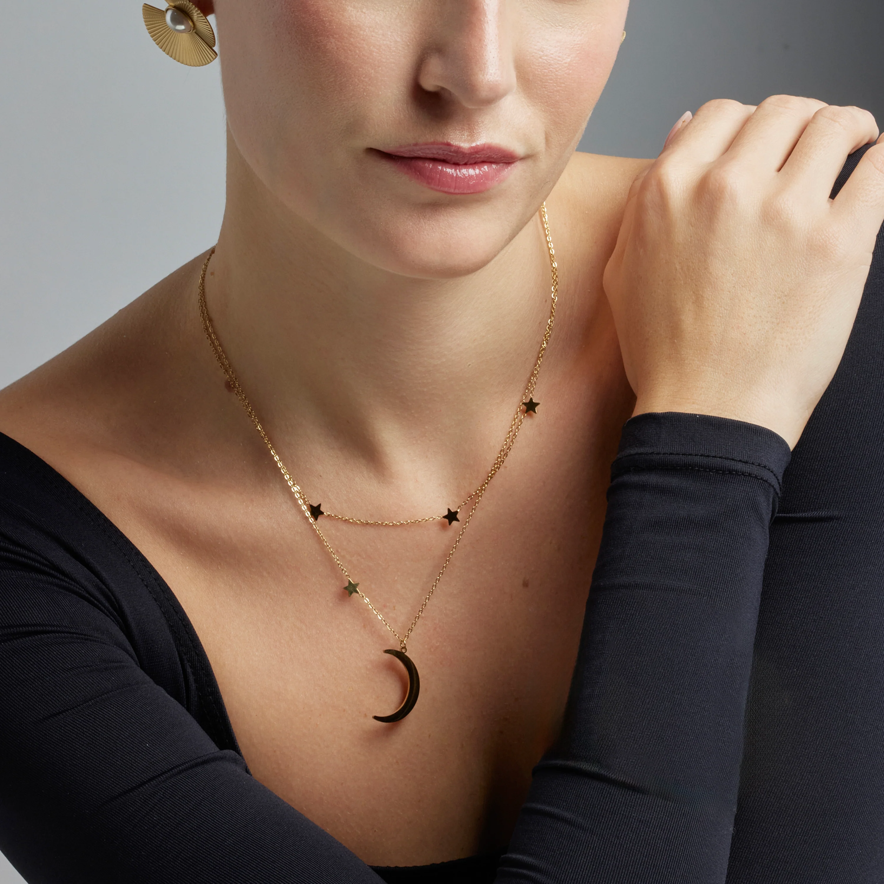 Collar acabado en oro amarillo 18K - Monil - Image 6