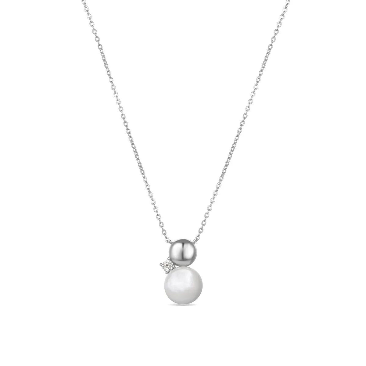 Collar Mosuz Plata De Ley 925 - Mosuz BLANCO