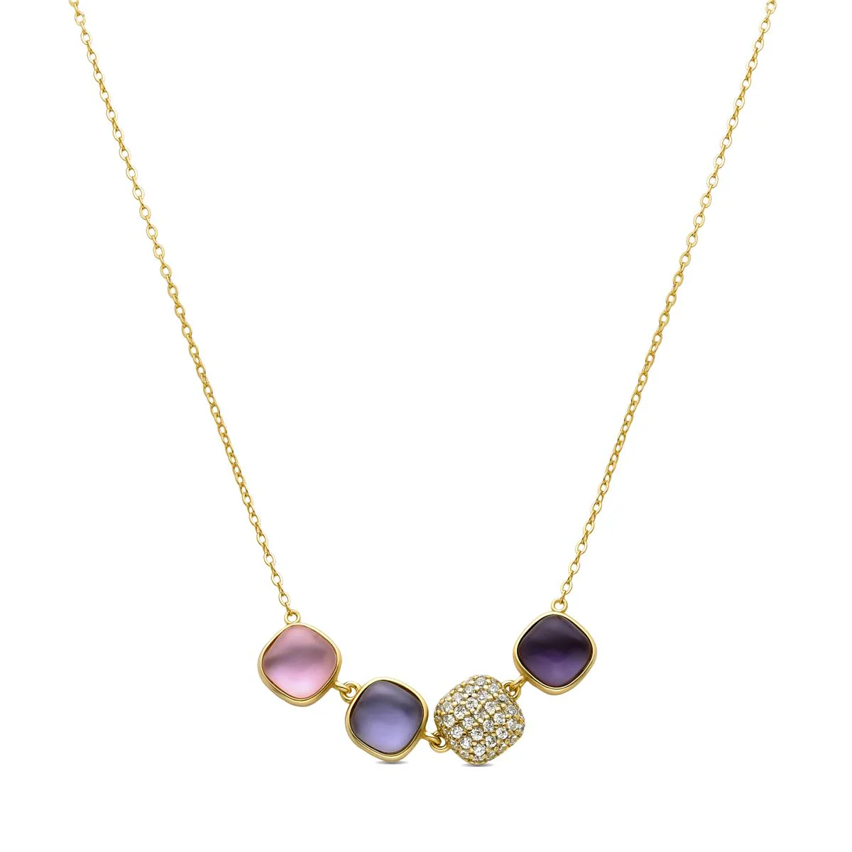 Collar Mycka Plata de Ley 925 - Mycka MORADO