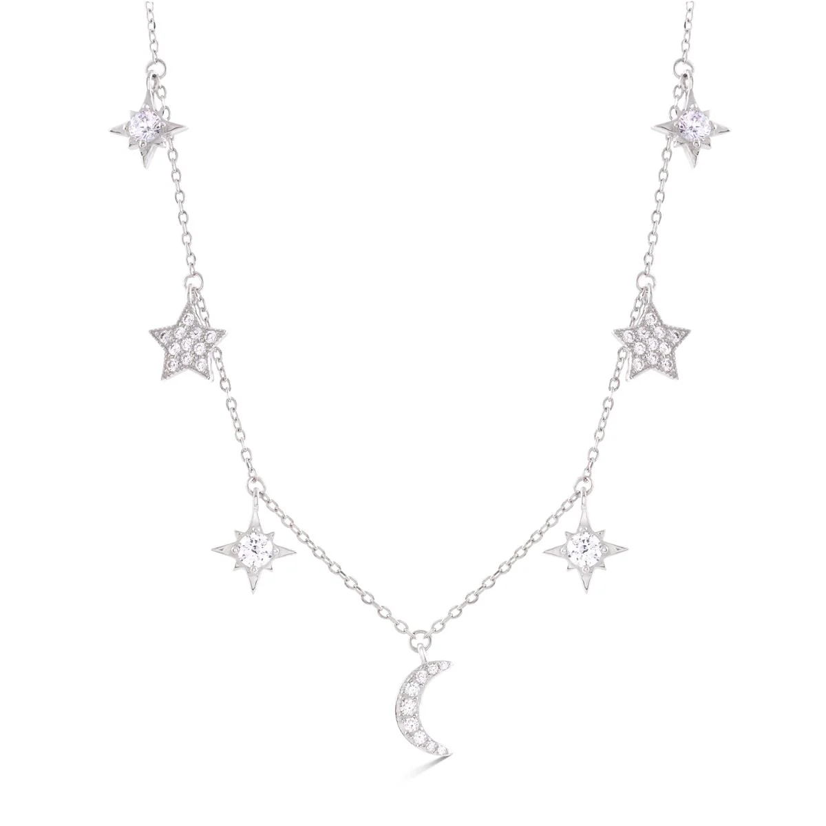 Collar Mysnight Plata De Ley 925 - Mysnight BLANCO