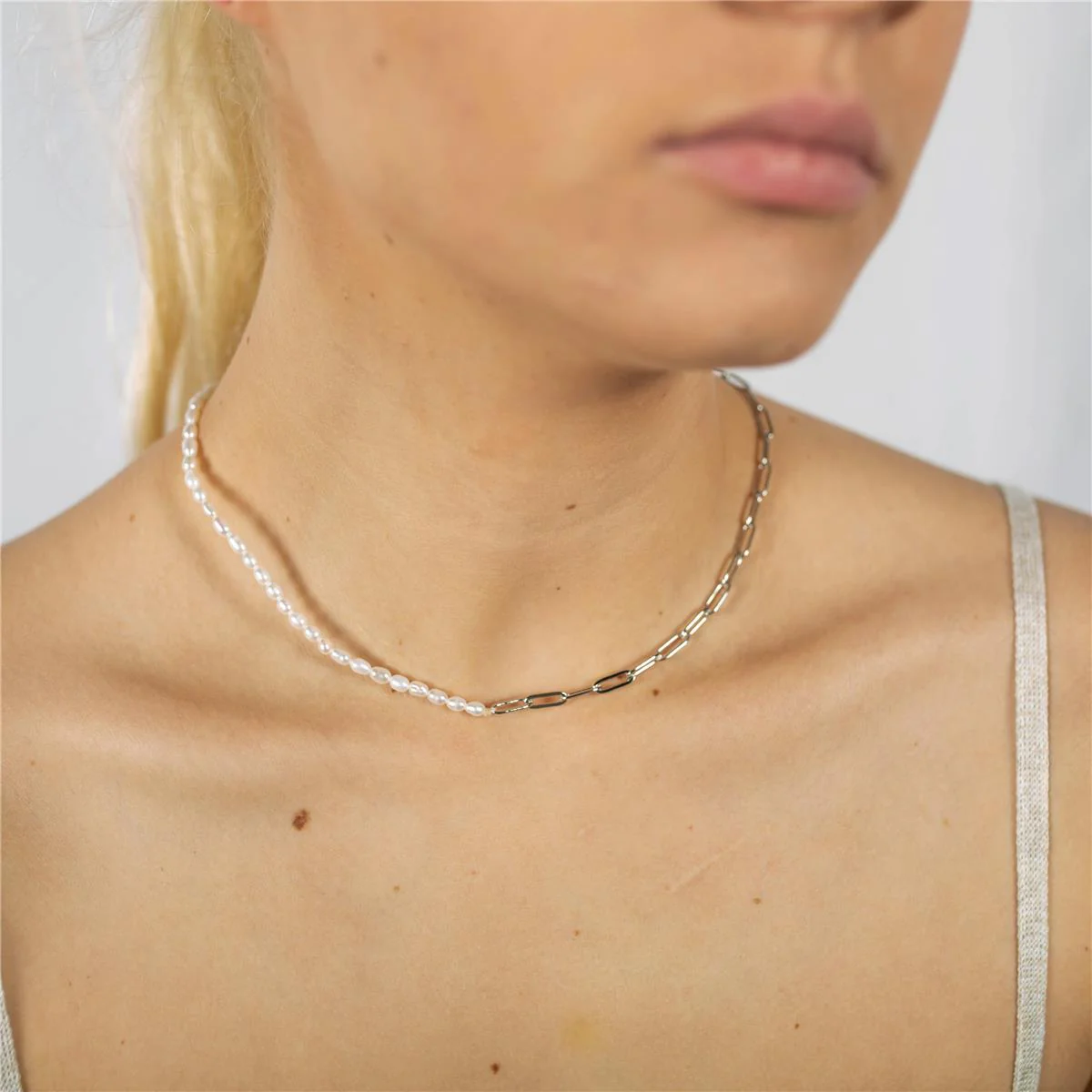 Collar Nakhi Plata De Ley 925 - Nakhi BLANCO - Image 5