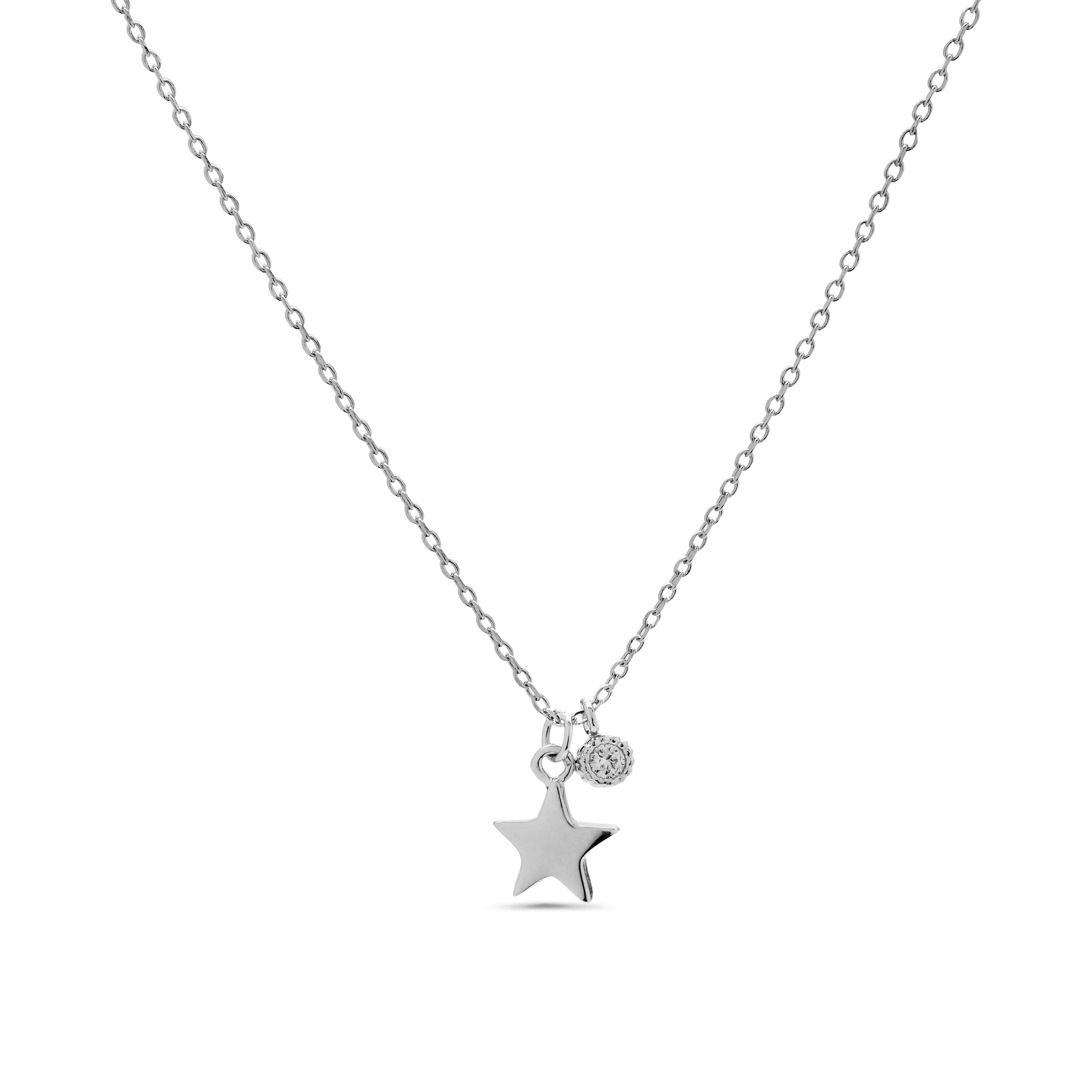 Collar de Plata de Ley 925 con Circonita Brillante acabado en rodio - Nasdic - Image 3