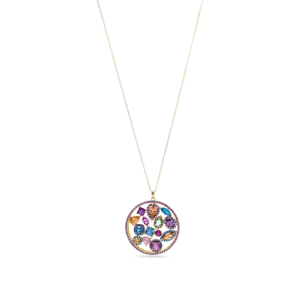 Collar Nateo Plata De Ley 925 - Nateo MULTICOLOR