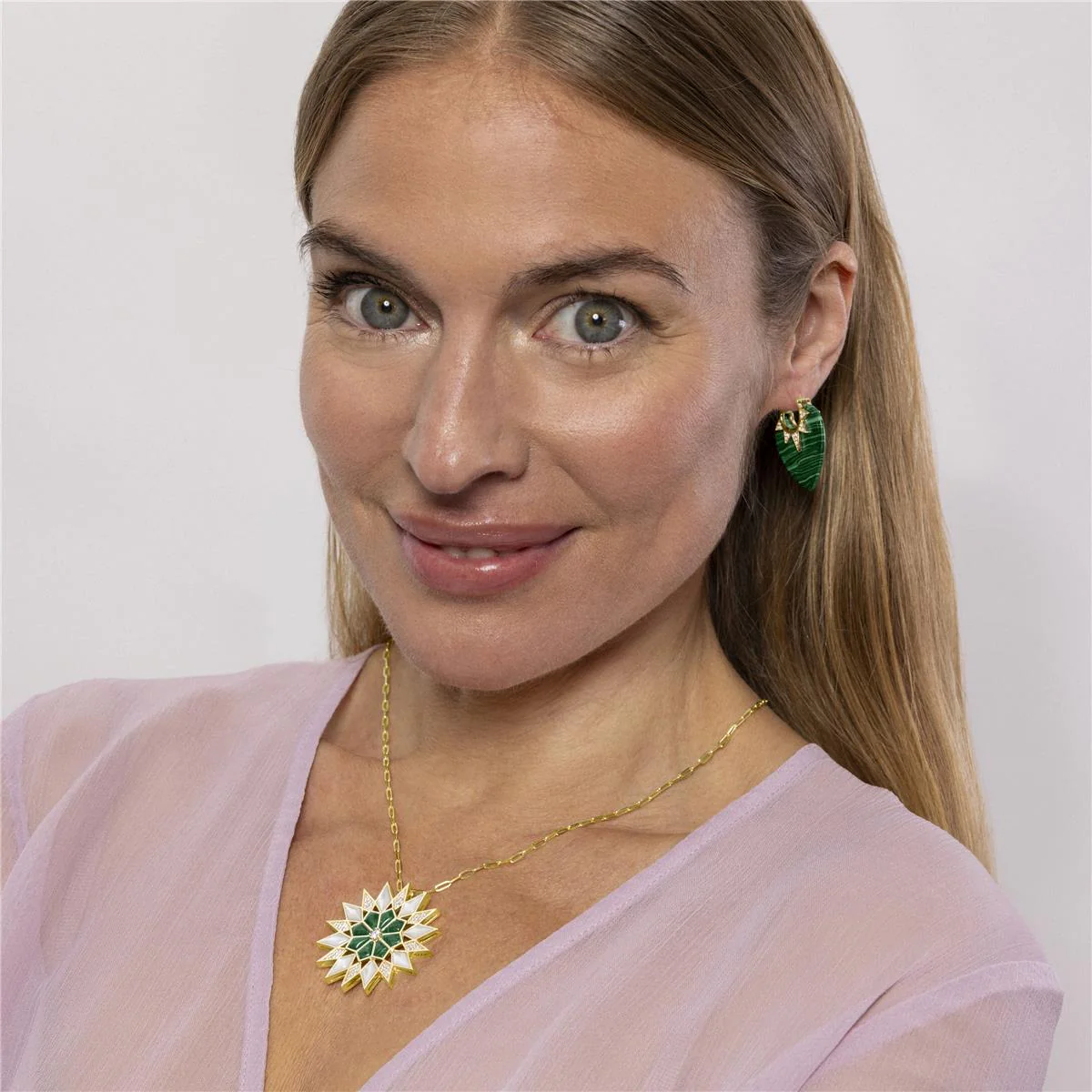 Collar Ndai Plata de Ley 925 - Ndai VERDE - Image 2