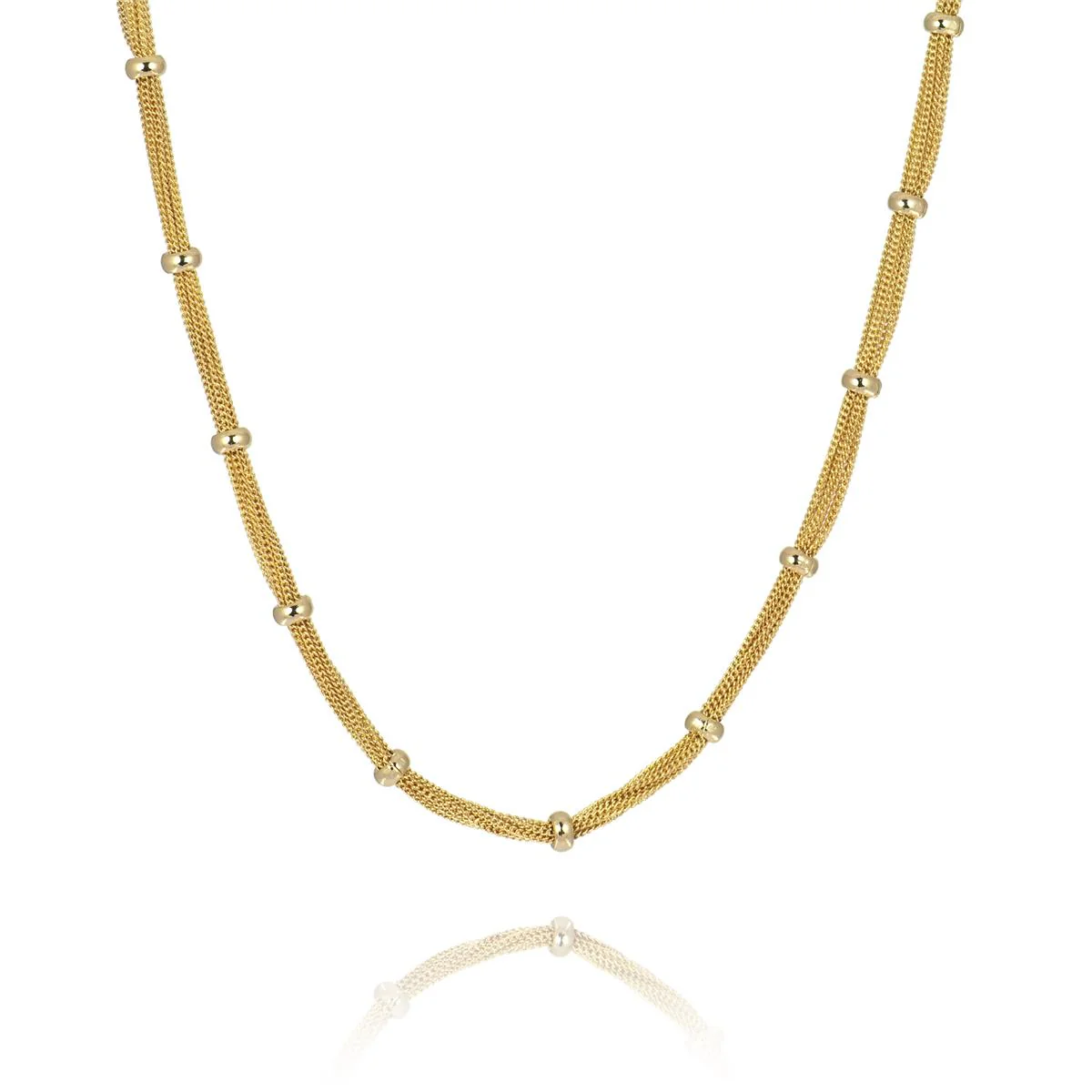 Collar Ndoa acabado en Oro Amarillo De 18 Quilates - Ndoa AMARILLO