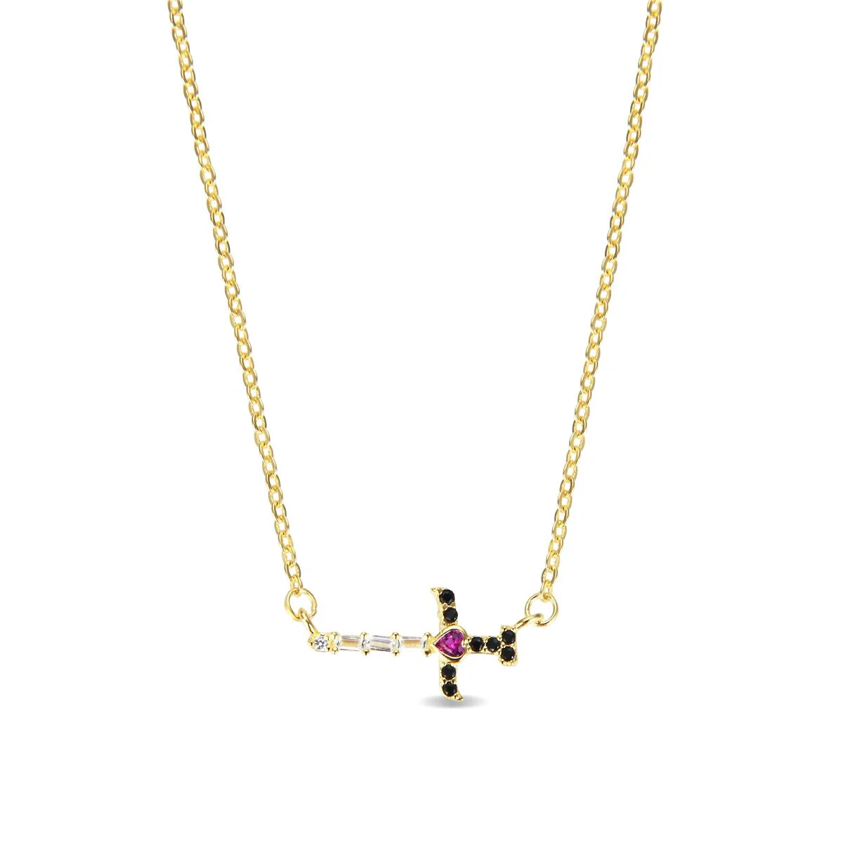 Collar Nedur Plata De Ley 925 - Nedur MULTICOLOR