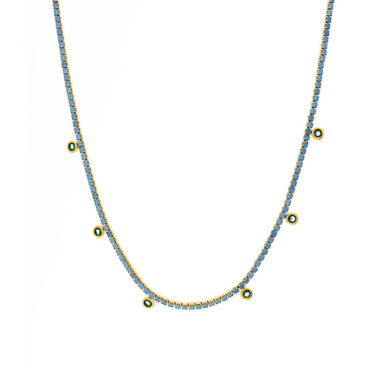 Collar Nejad Plata de Ley 925 - Nejad AZUL