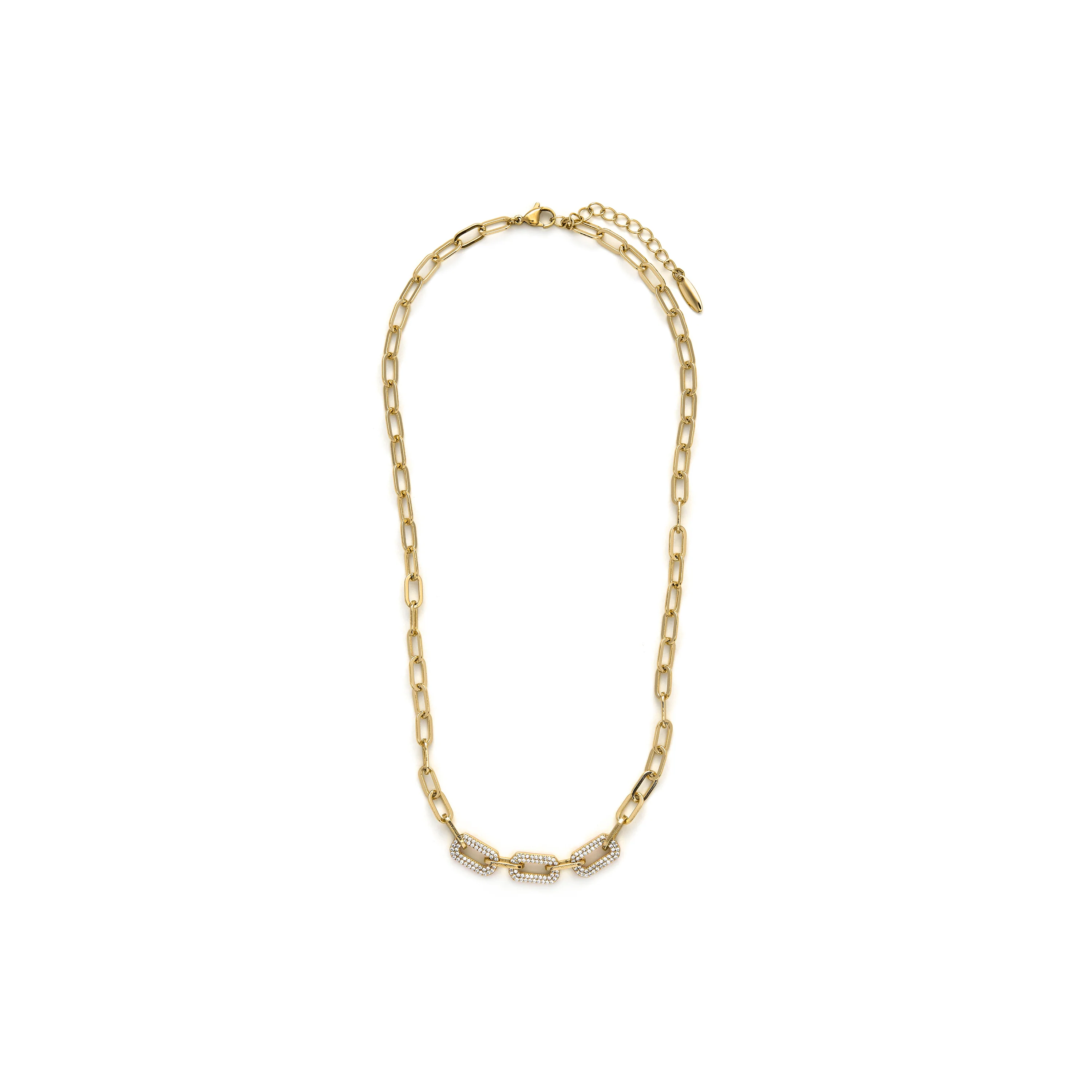 Collar acabado en oro amarillo de 18k - Nelith - Image 3