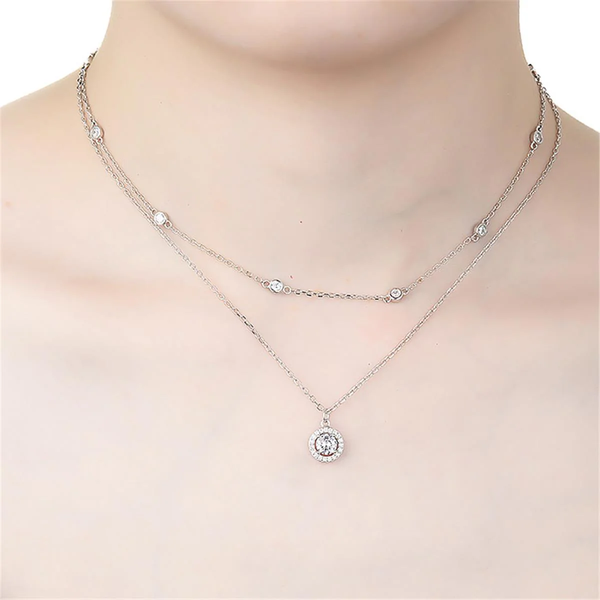 Collar Nesre Plata De Ley 925 - Nesre BLANCO - Image 2