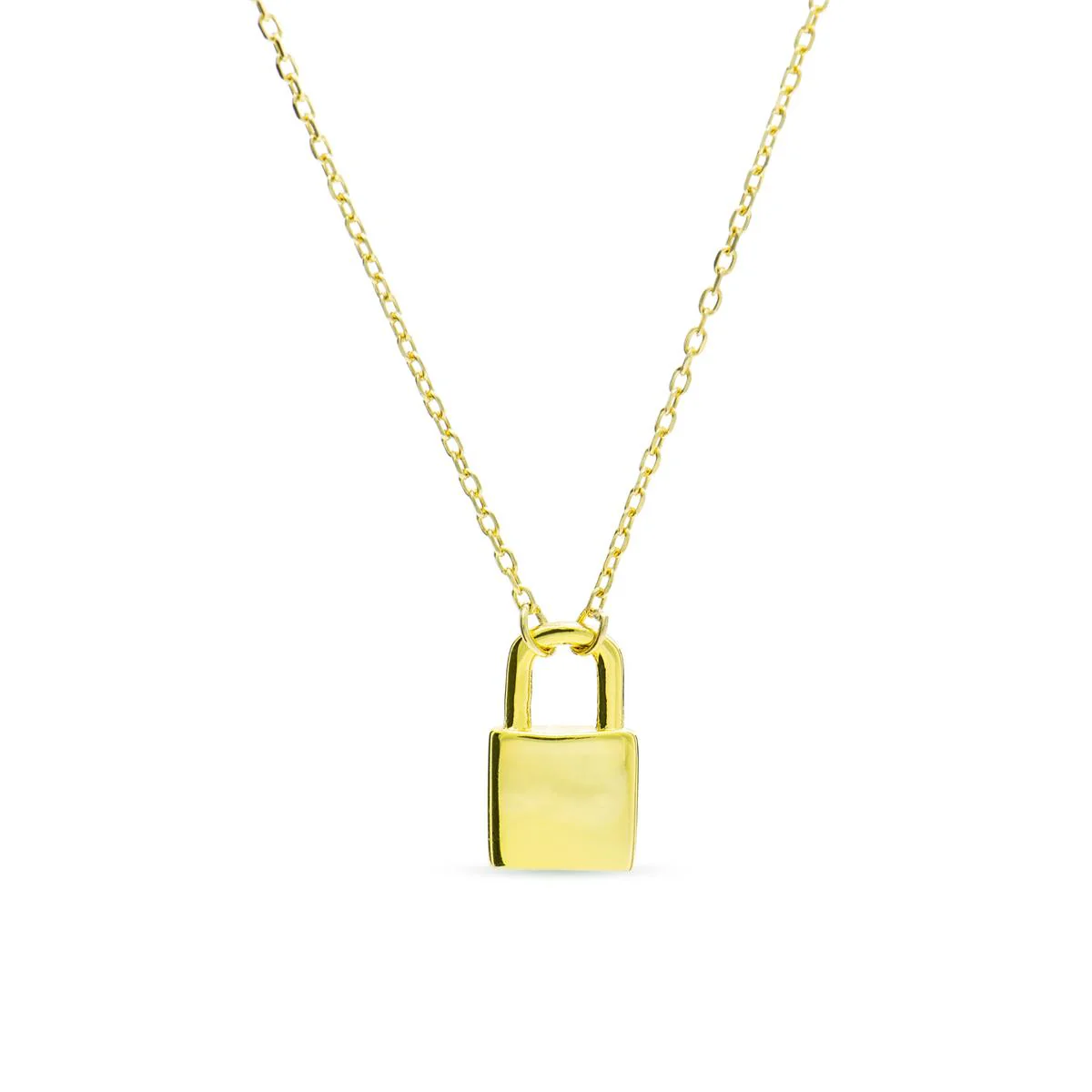 Collar Imlor Plata De Ley 925 AMARILLO