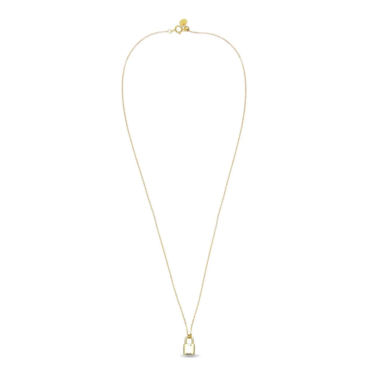 Collar Imlor Plata De Ley 925 AMARILLO - Image 2