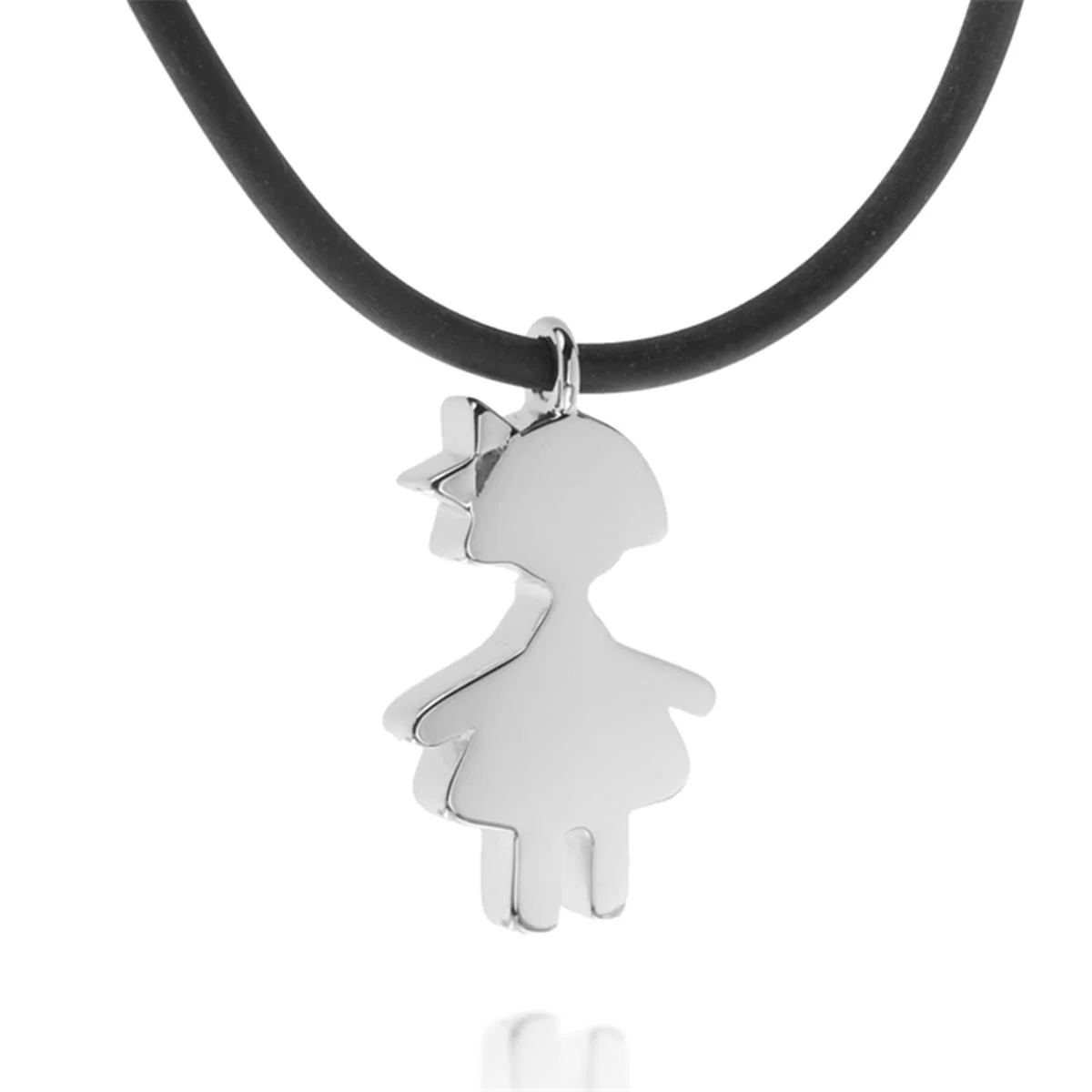 Collar Niña acabado en Rodio - Niña GRIS