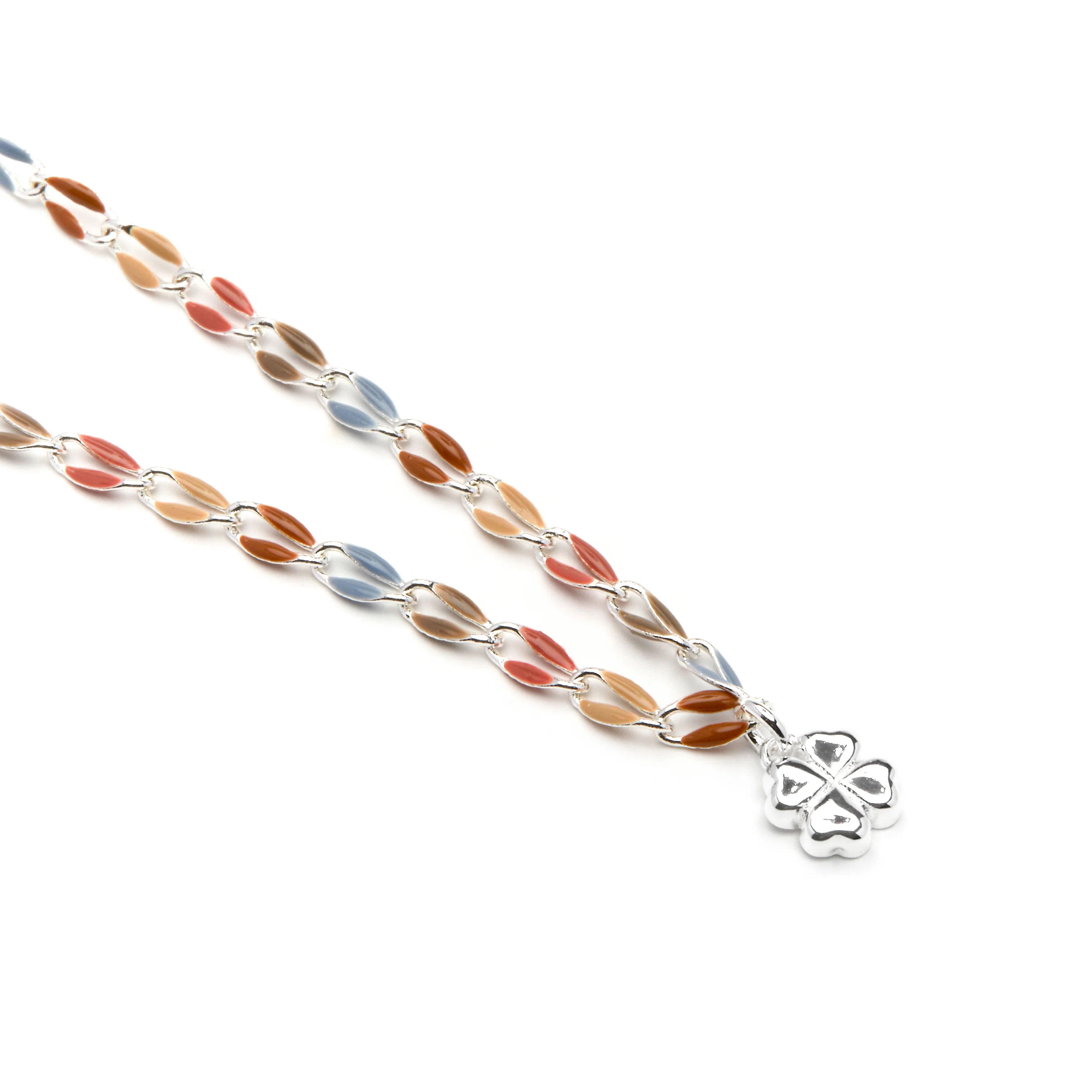 Collar de Plata de Ley 925 y Lacado Multicolor acabado rodio - Niryan - Image 5