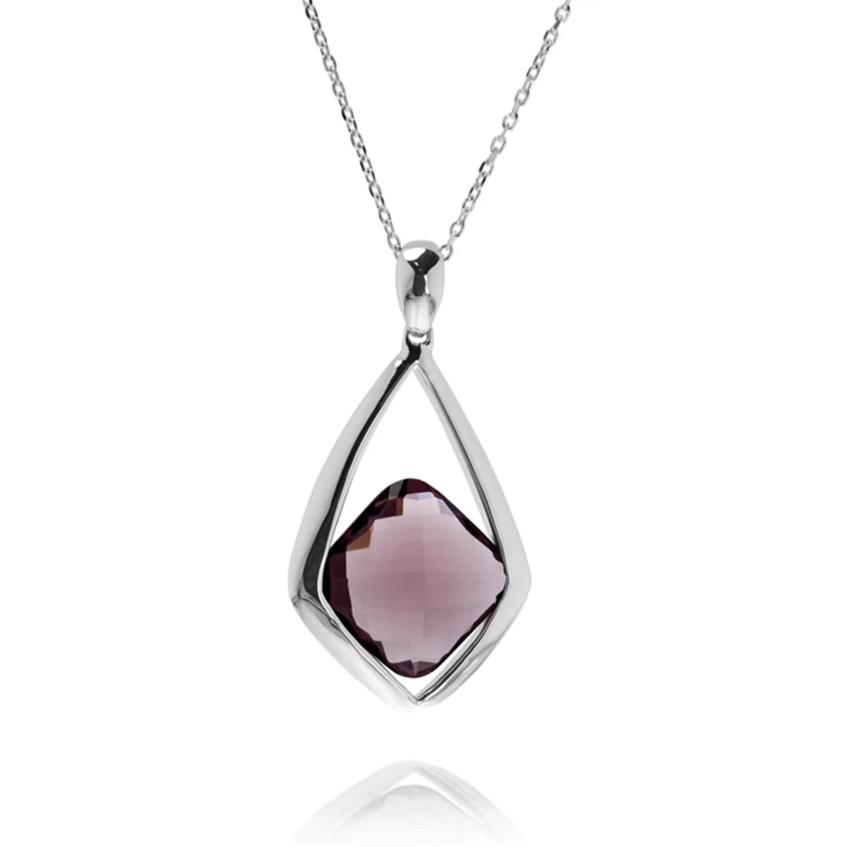 Collar Nyangumi Plata De Ley 925 - Nyangumi MORADO