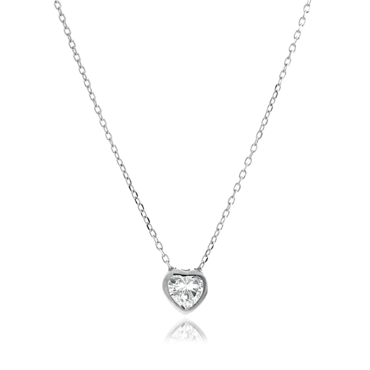 Collar Nyos Plata De Ley 925 - Nyos BLANCO