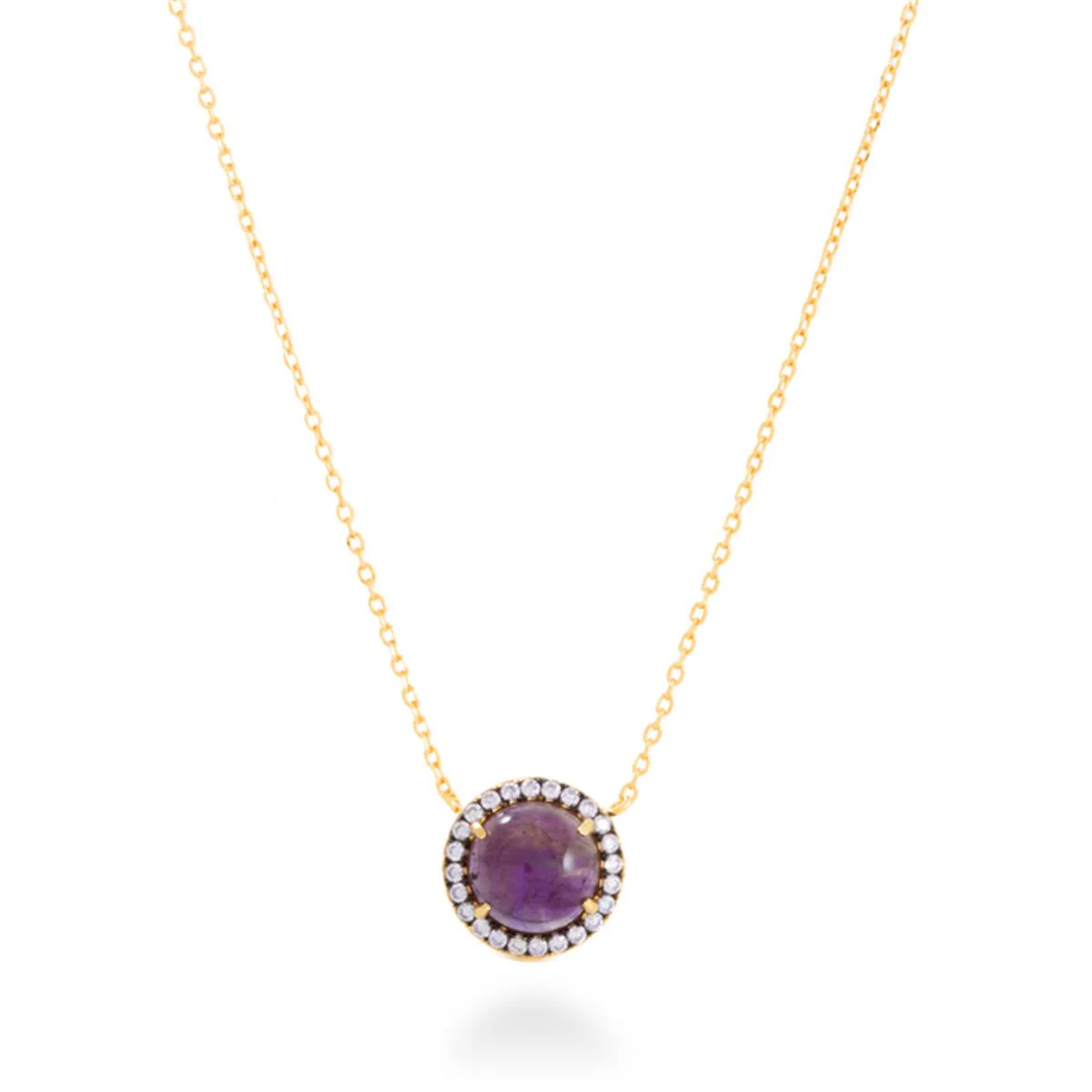 Collar Oare Plata De Ley 925 - Oare MORADO