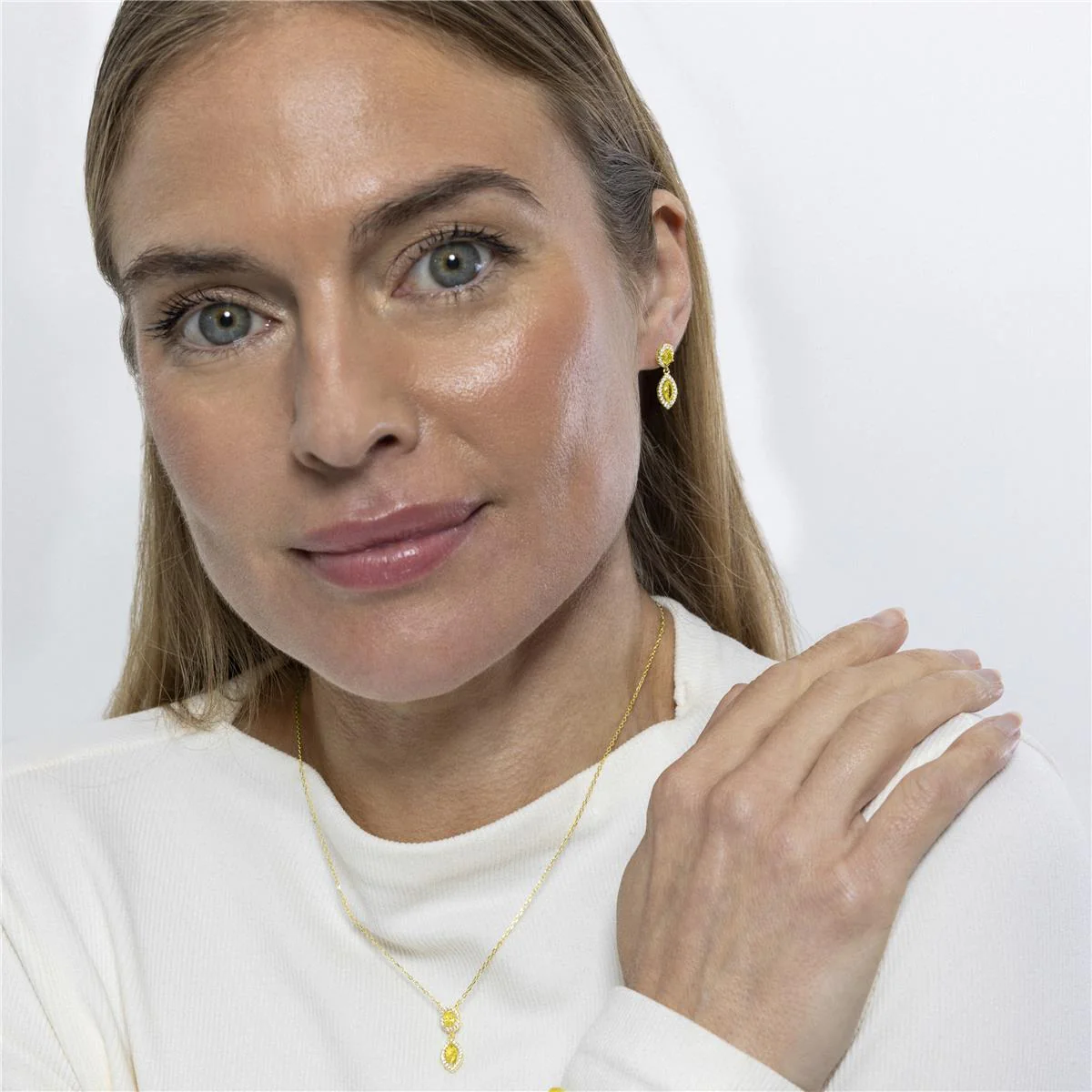 Collar Ontary Plata de Ley 925 - Ontary AMARILLO - Image 3