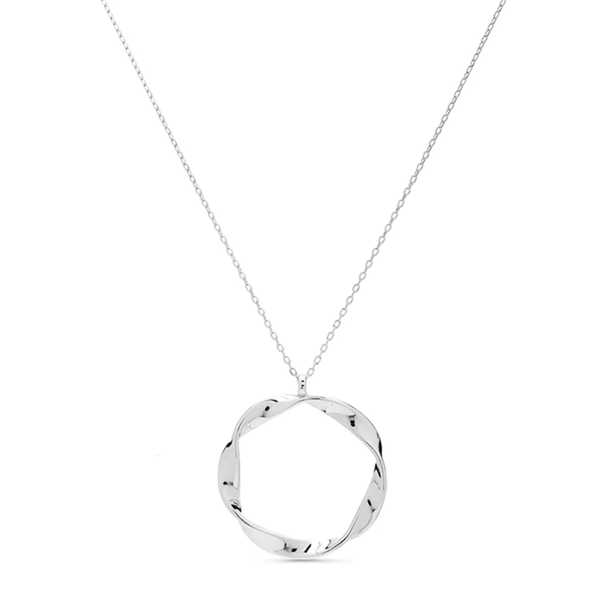Collar Orah plata lisa - Orah GRIS