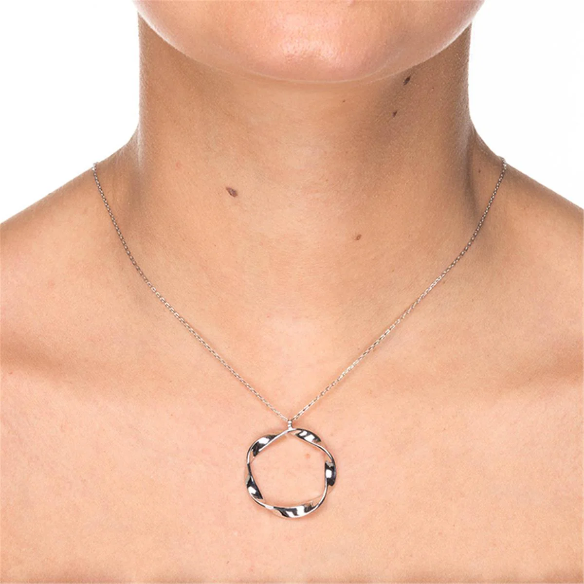 Collar Orah plata lisa - Orah GRIS - Image 2