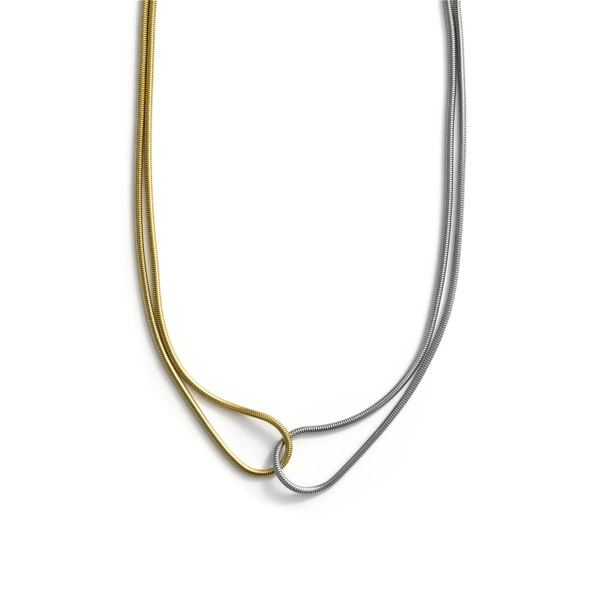 Collar acabado en oro amarillo de 18k - Shadu