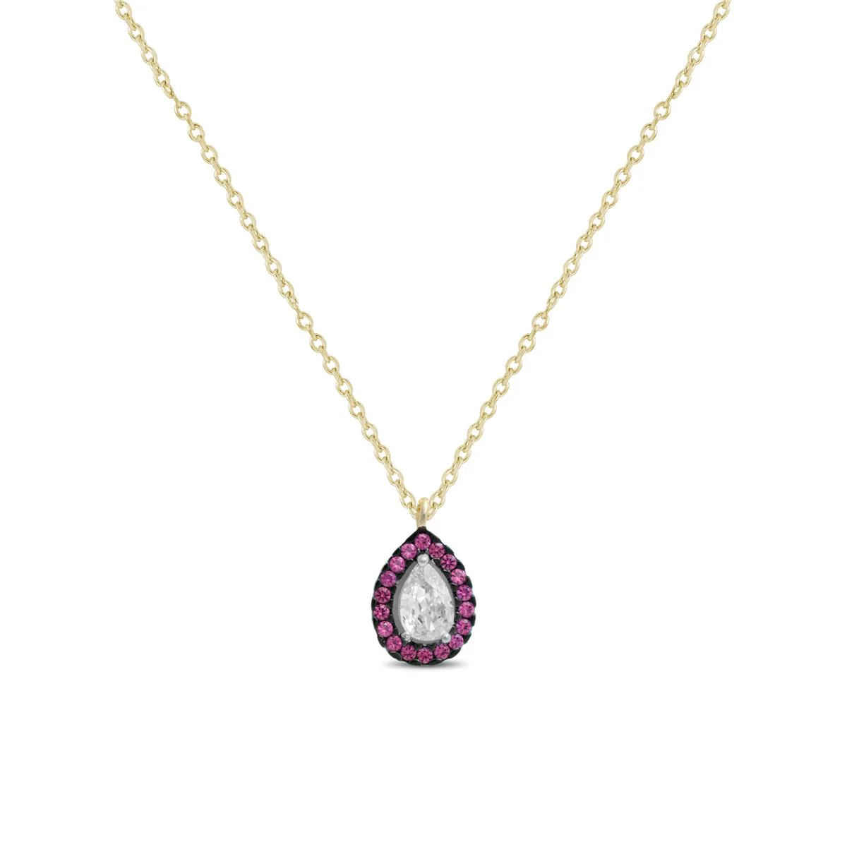 Collar Osobef Plata De Ley 925 - Osobef ROJO