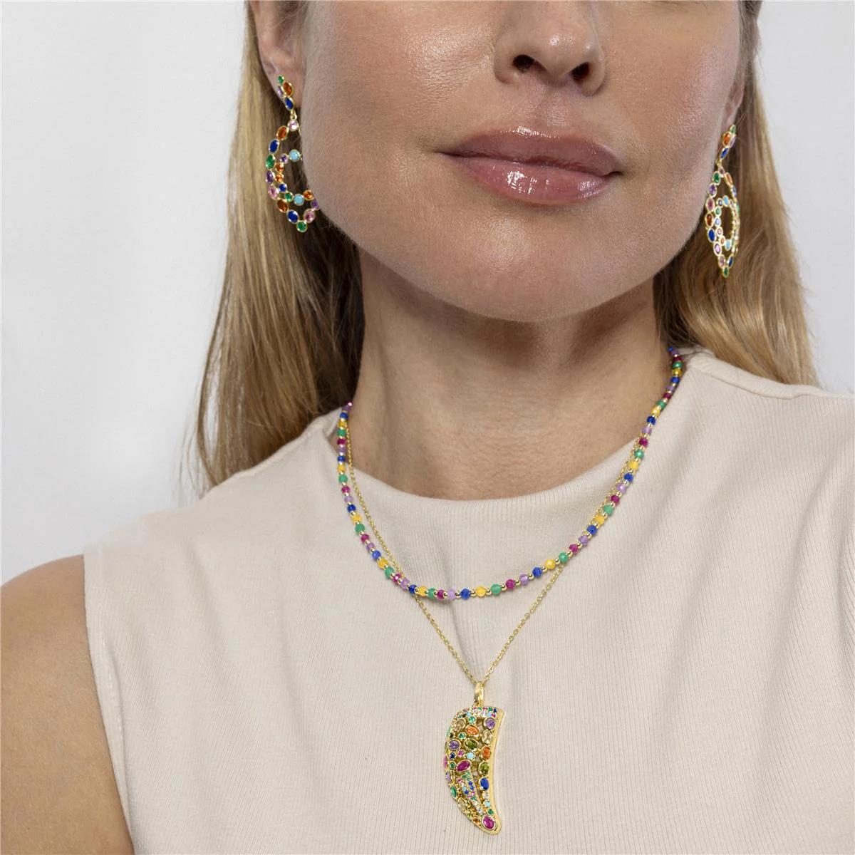 Collar Otlmo Plata de Ley 925 - Otlmo MULTICOLOR - Image 2