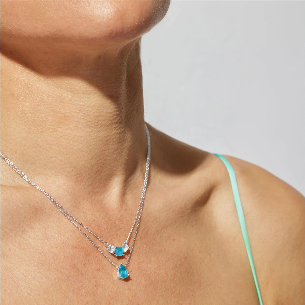 Collar Phyba Plata De Ley 925 - Phyba AZUL - Image 3