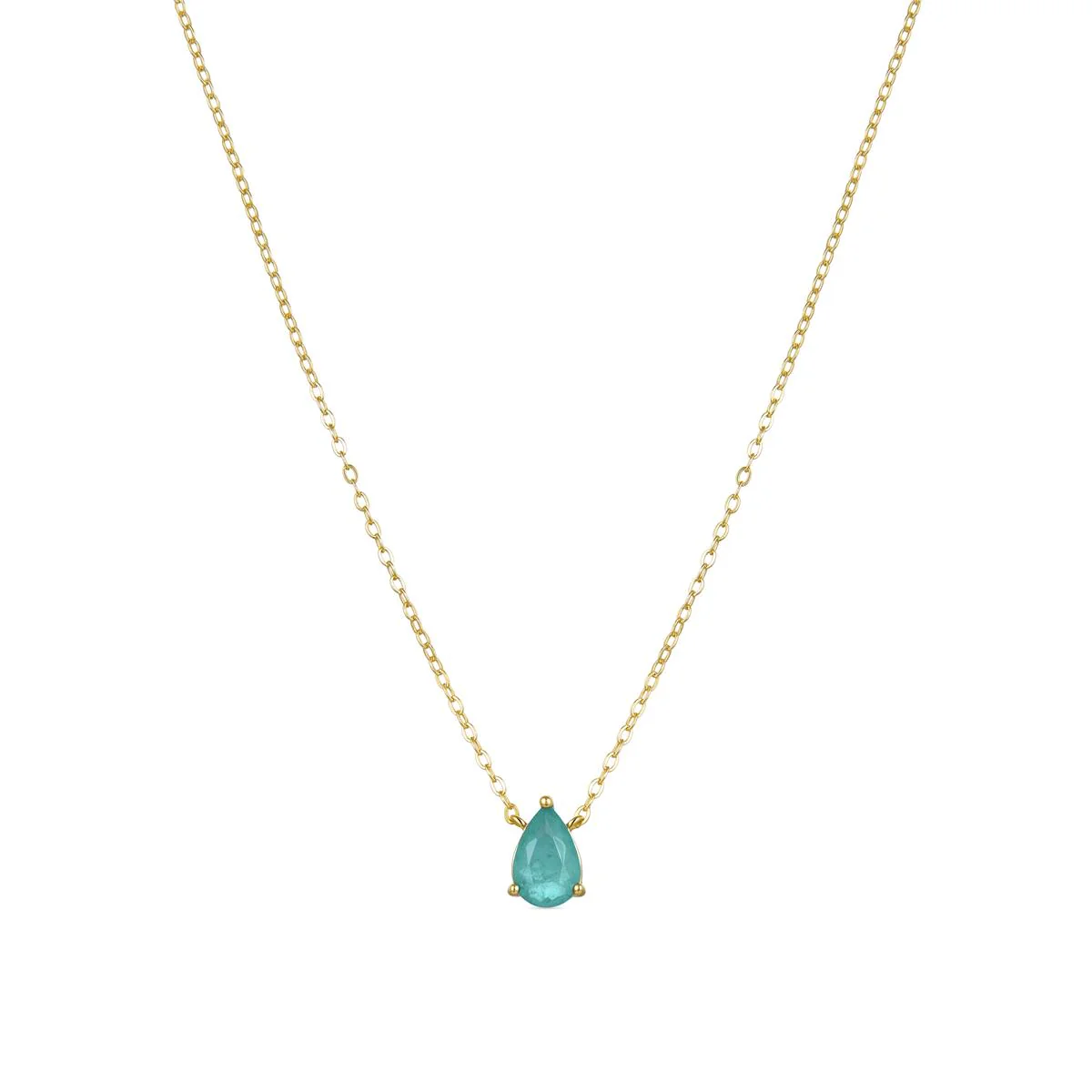 Collar Phyba Plata De Ley 925 - Phyba VERDE