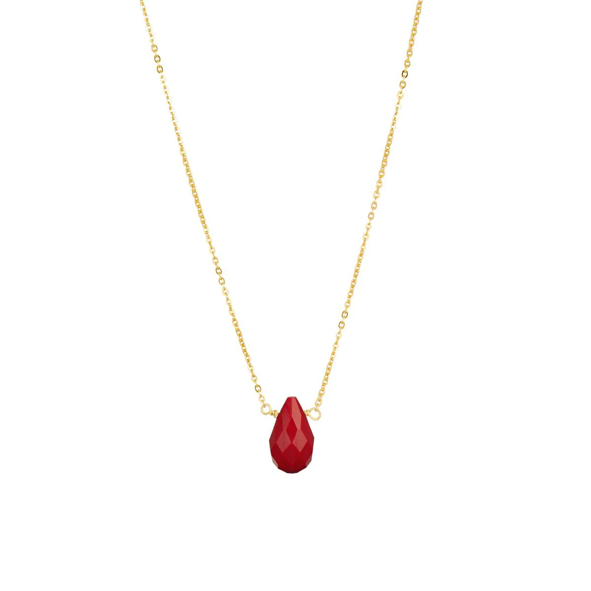 Collar Qari Plata De Ley 925 - Qari ROJO