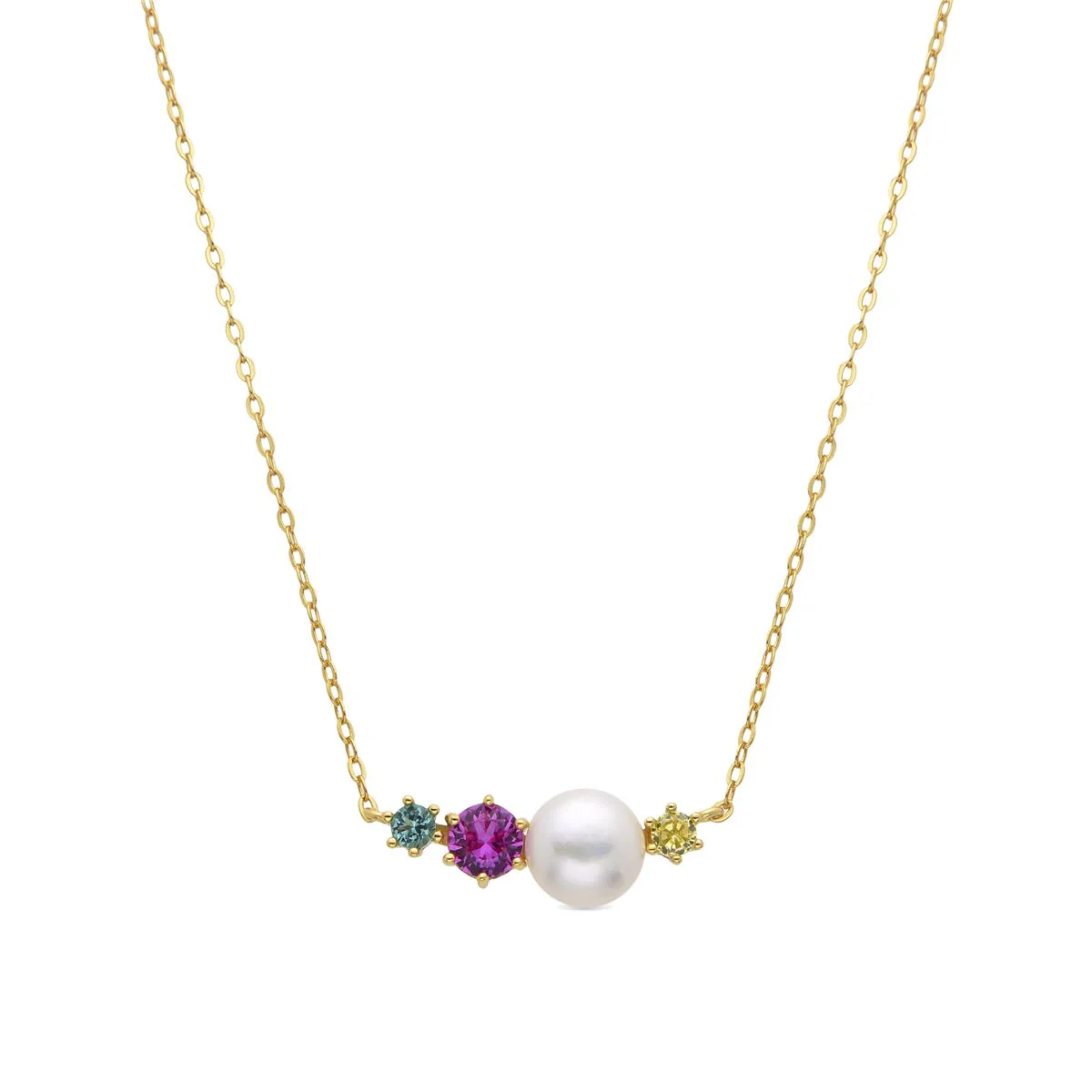 Collar Rashu Plata de Ley 925 - Rashu MULTICOLOR